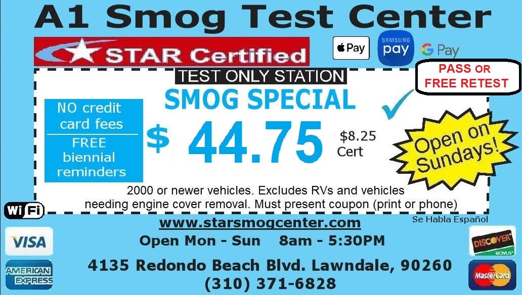 smog test coupon